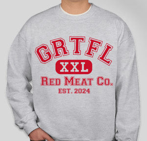 Grateful Red Crewneck Sweatshirt